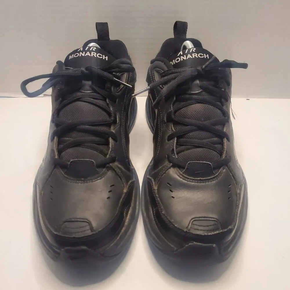 Nike Air Monarch IV Black Sneakers Men’s 10 Running Shoes 415445-001